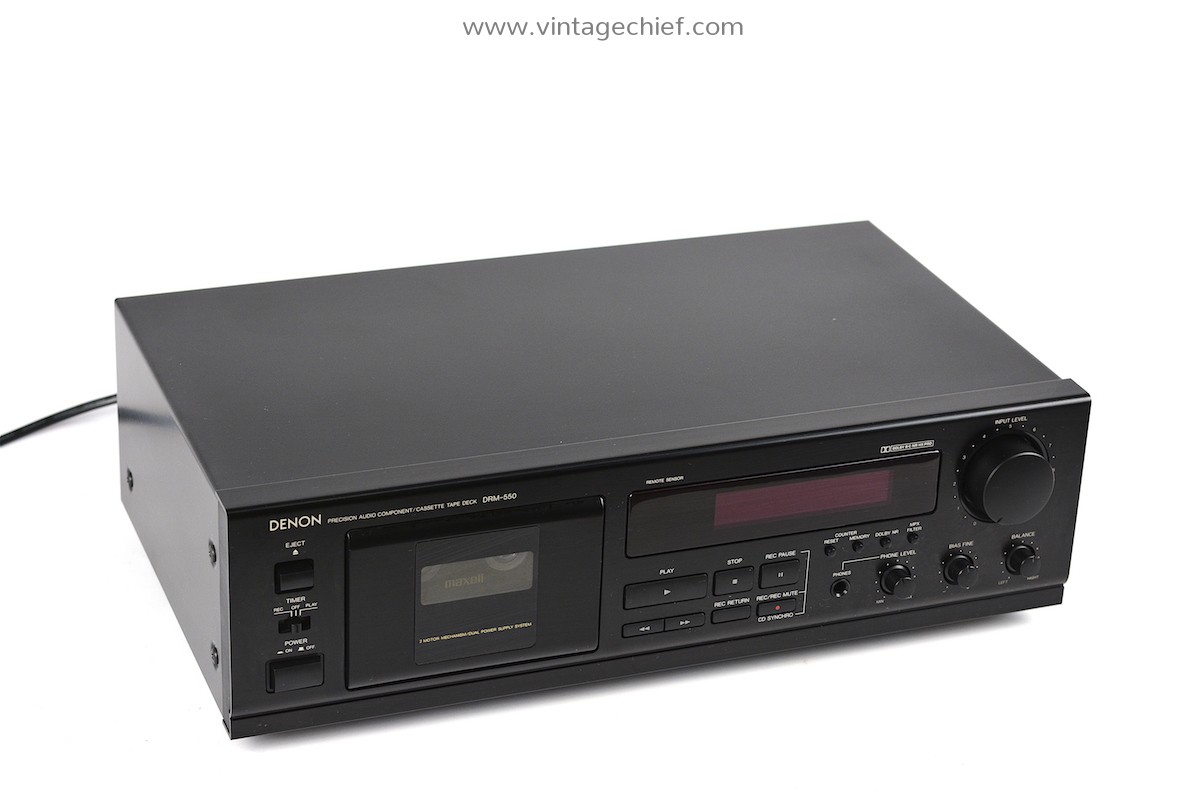 Denon DRM-550 Cassette Deck | Defective | For Parts or Repair | Denon ...