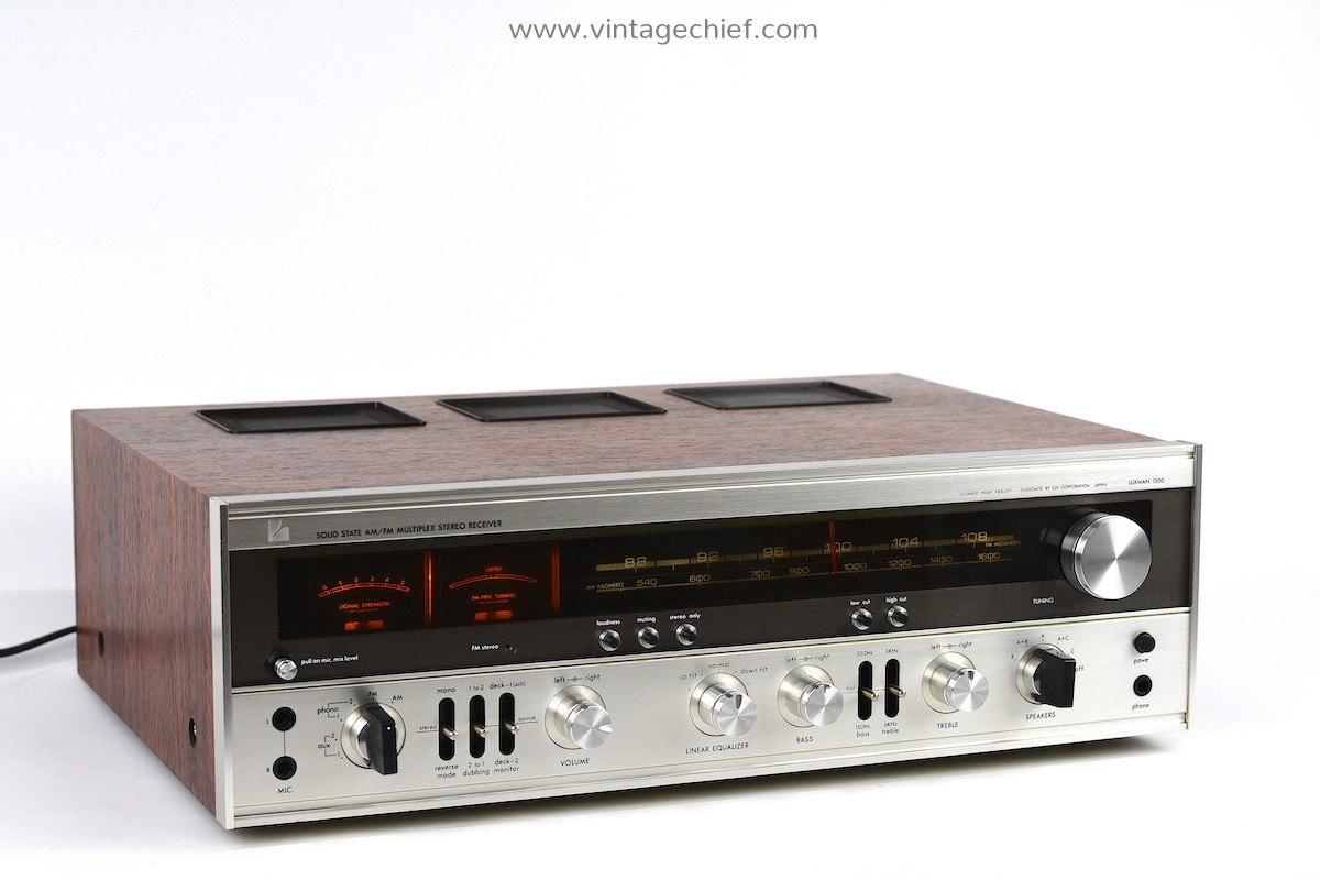 Serviced Vintage Luxman R-1500E Stereo Receiver 19.5 KG | Phono | | HiFi